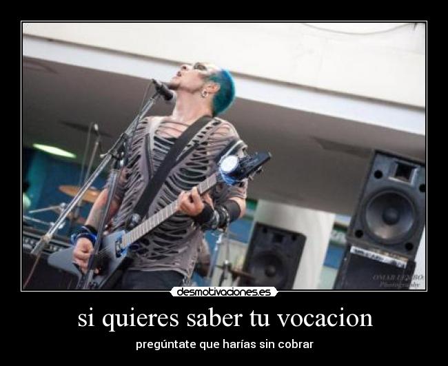 si quieres saber tu vocacion -