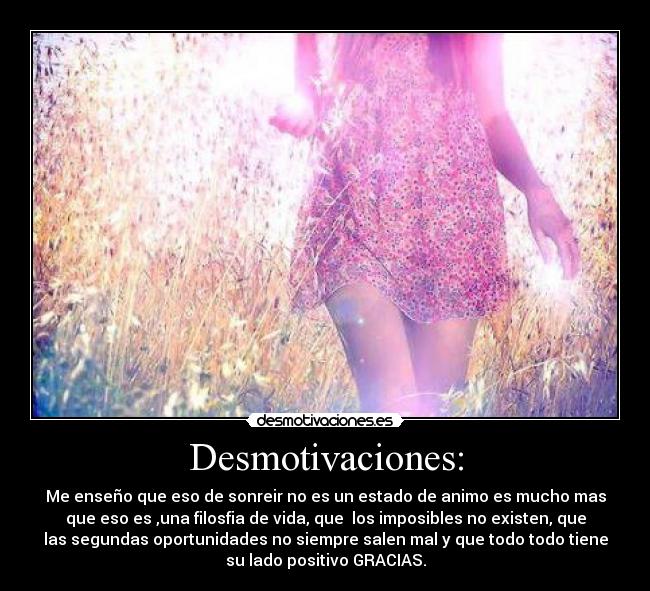 Desmotivaciones: -