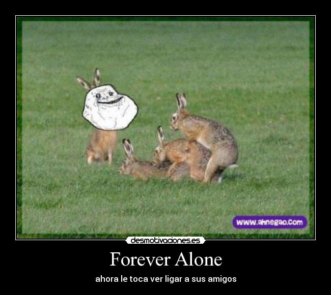 Forever Alone - ahora le toca ver ligar a sus amigos