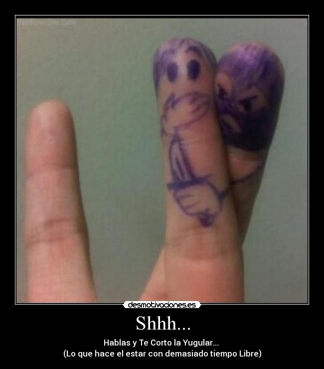 carteles dedos shh robo funny desmotivaciones