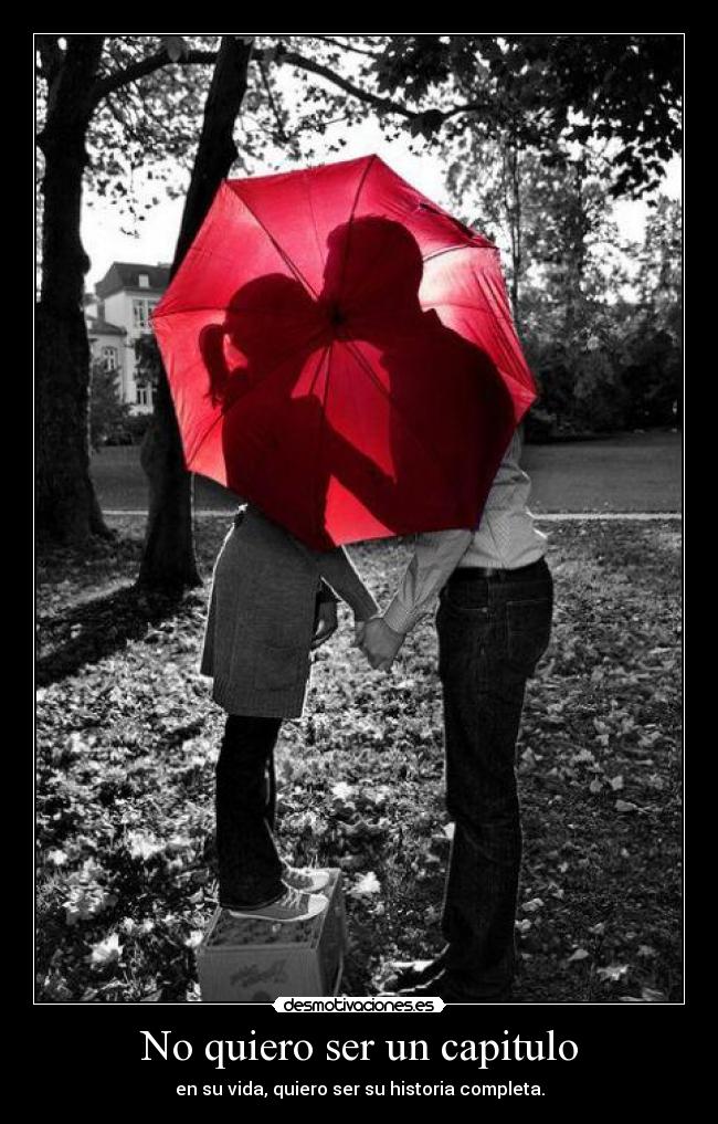 No quiero ser un capitulo -