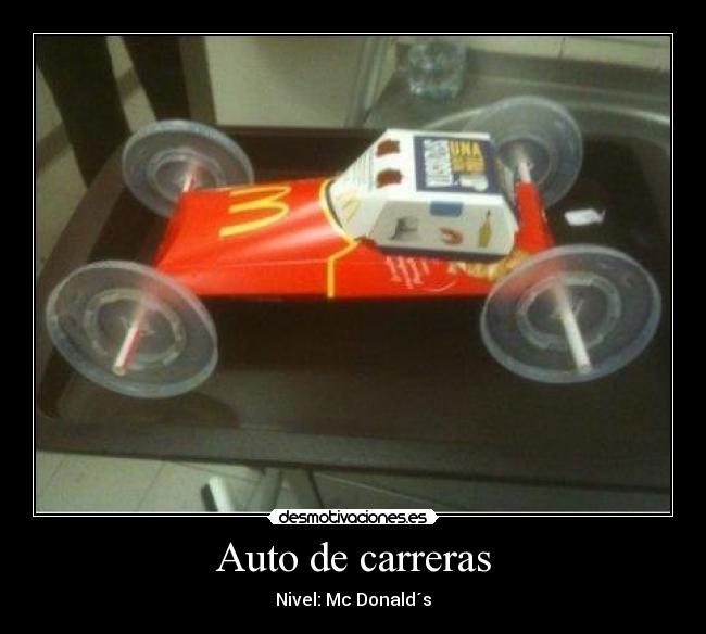 Auto de carreras - Nivel: Mc Donald´s