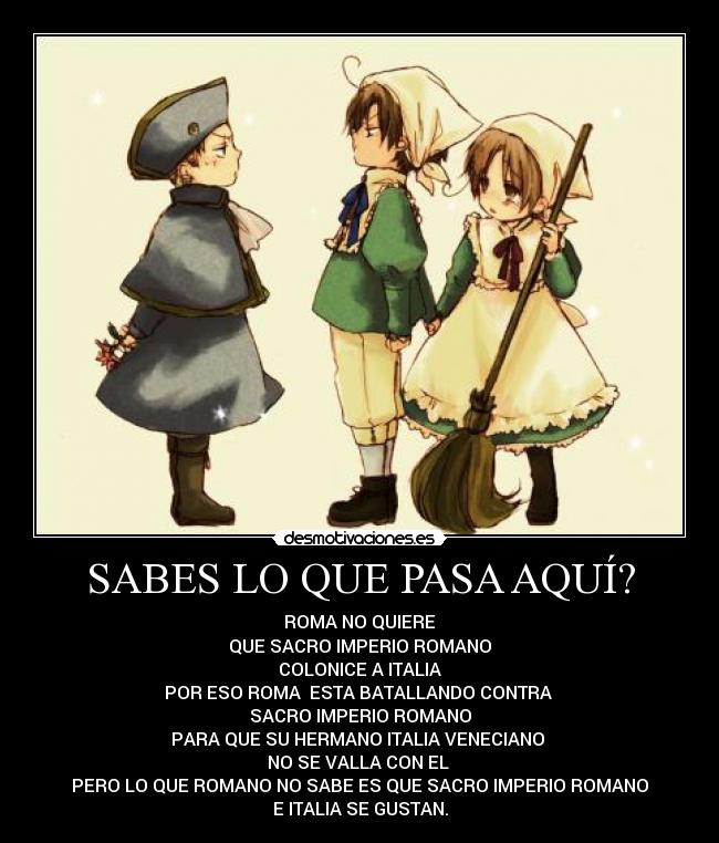 SABES LO QUE PASA AQUÍ? - 