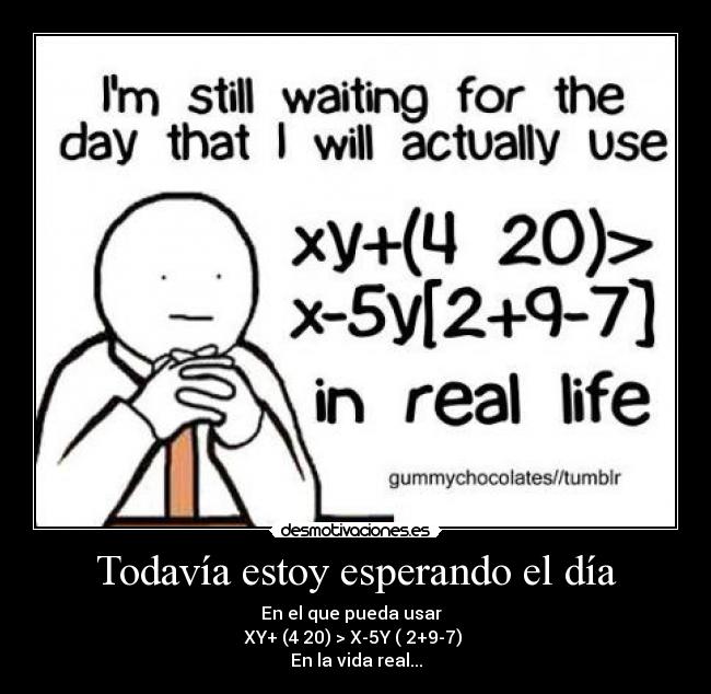 Todavía estoy esperando el día -