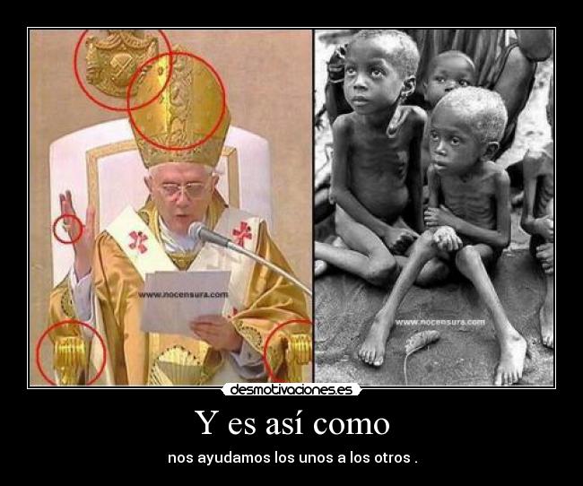 Y es así como - nos ayudamos los unos a los otros .