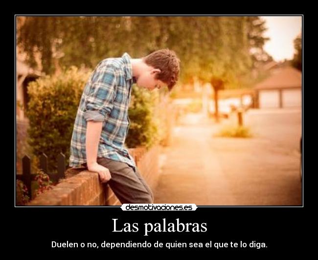 Las palabras -