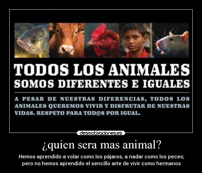 ¿quien sera mas animal? - 