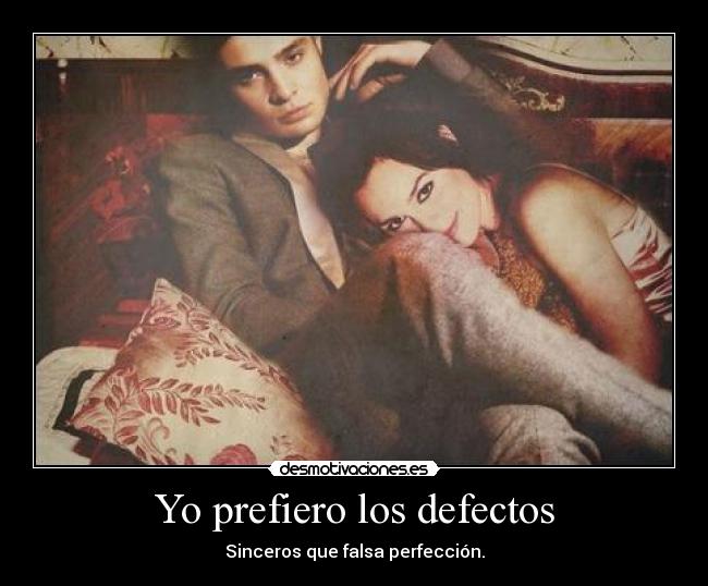 Yo prefiero los defectos - 