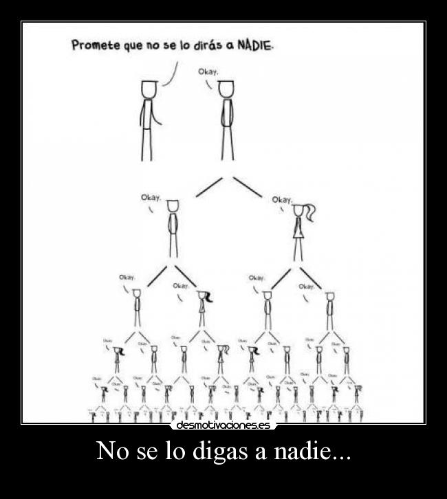 No se lo digas a nadie... - 