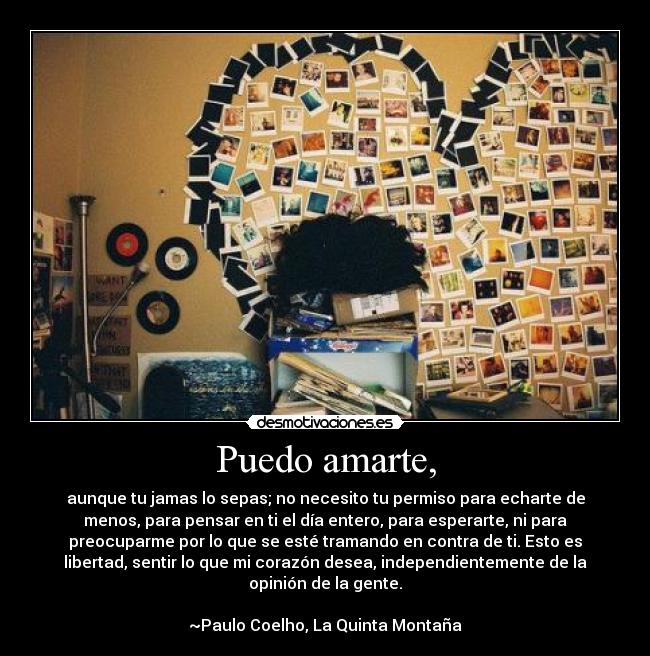 Puedo amarte, - 