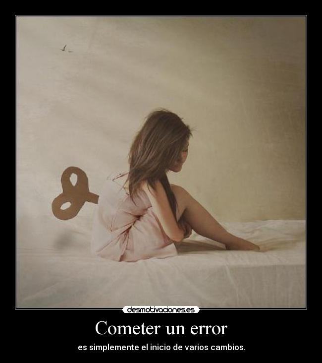 carteles cometer error desmotivacioneses desmotivaciones