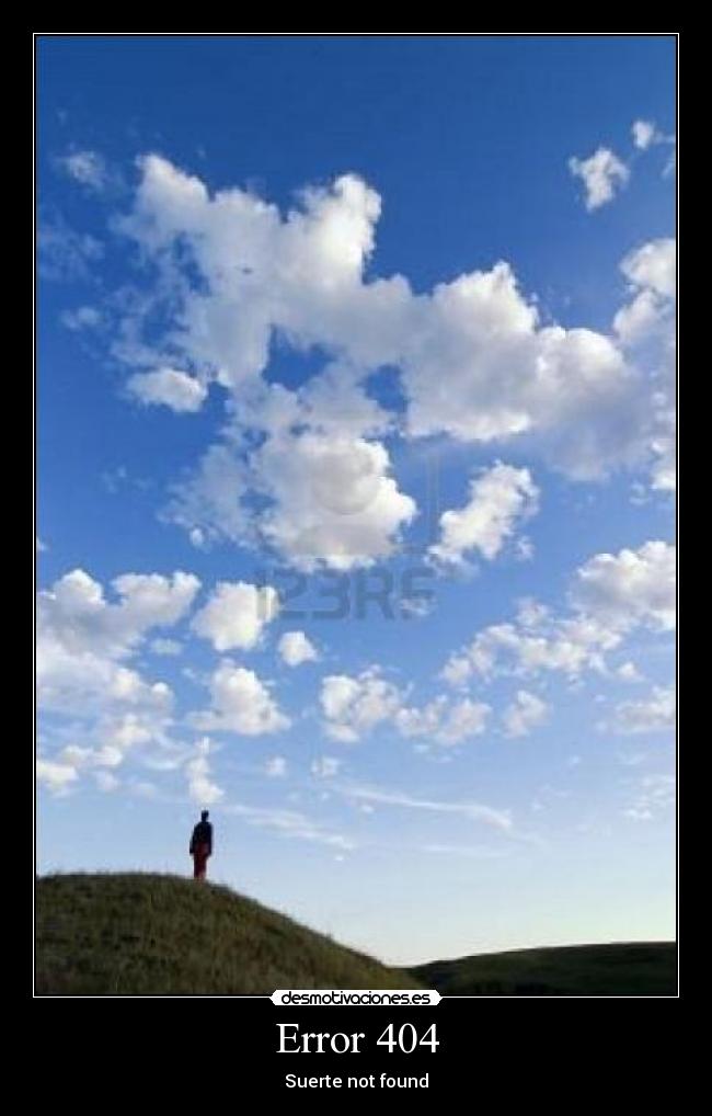 Error 404 - Suerte not found