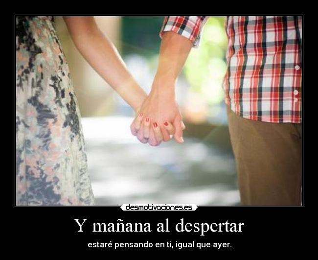 Y mañana al despertar -