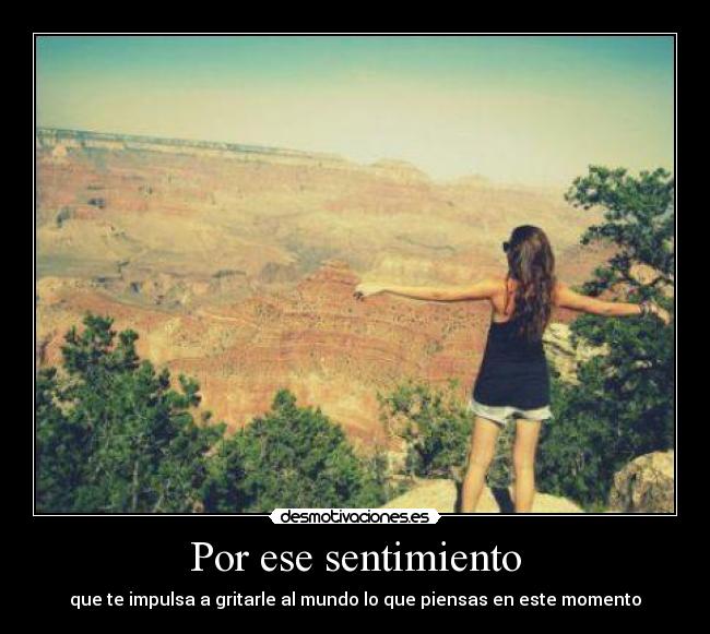 Por ese sentimiento - 