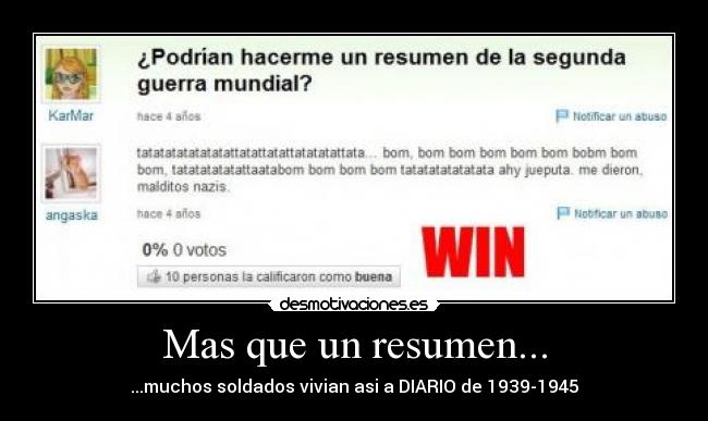 Mas que un resumen... - 