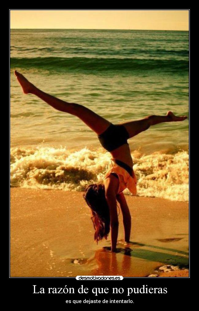 La razón de que no pudieras -