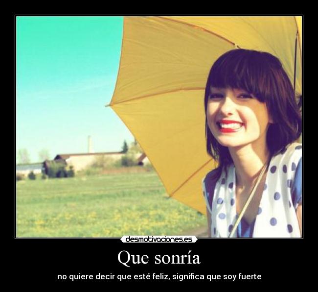Que sonría - 