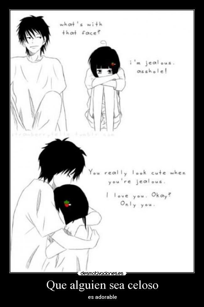 carteles celoso adorable desmotivaciones