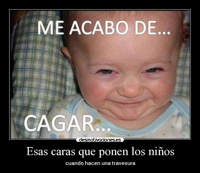 Esas caras que ponen los niños -