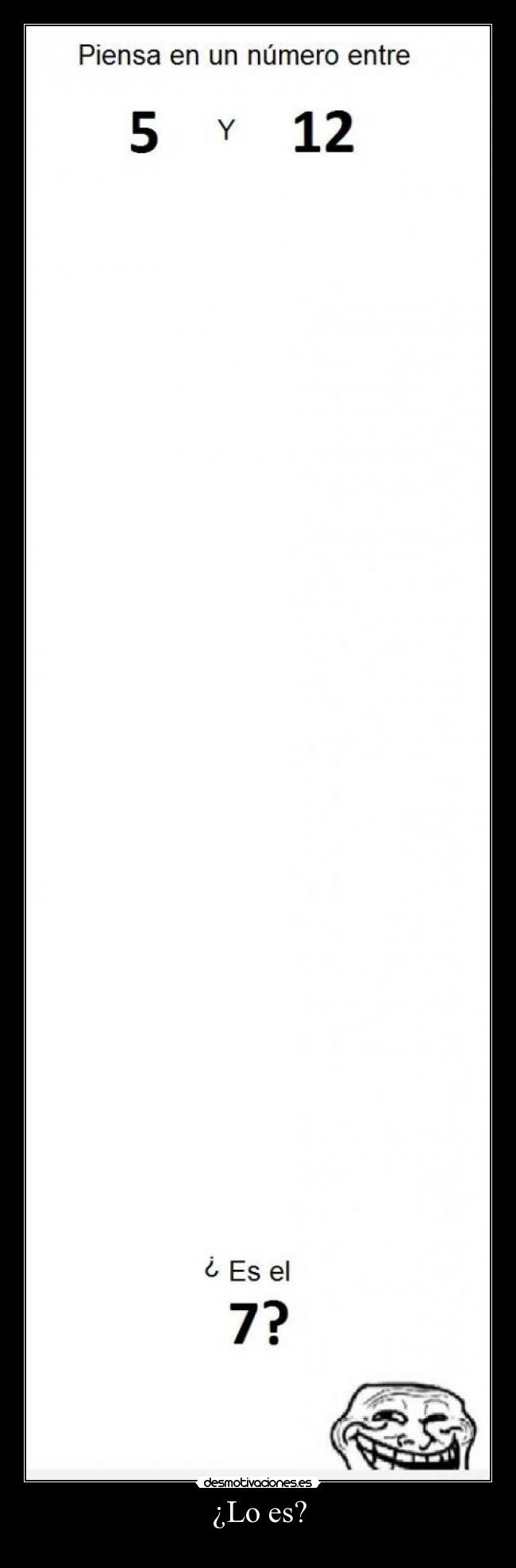 ¿Lo es? - 