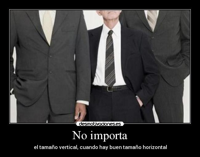 No importa - el tamaño vertical, cuando hay buen tamaño horizontal