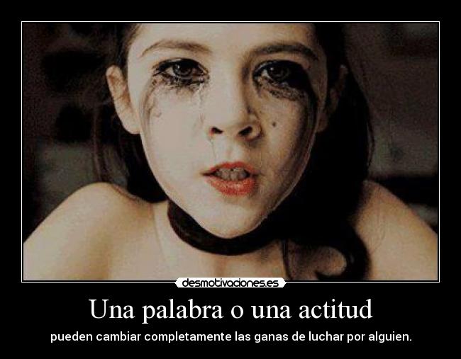 Una palabra o una actitud - 