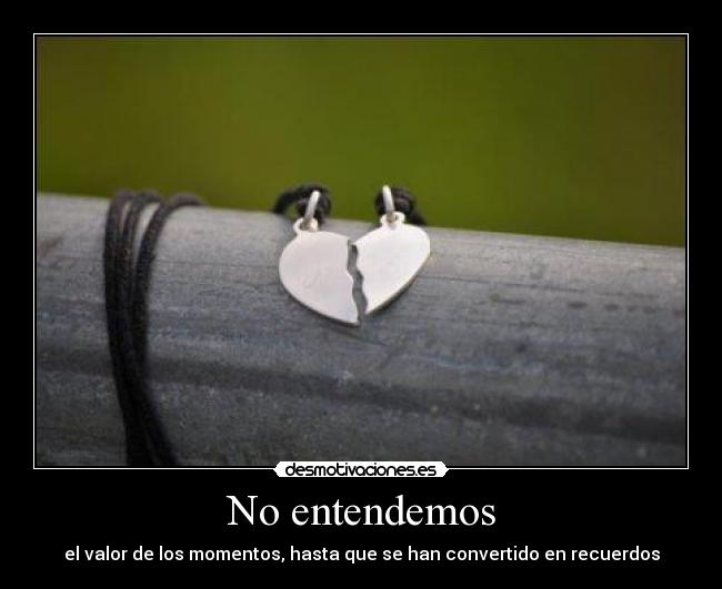 No entendemos - 