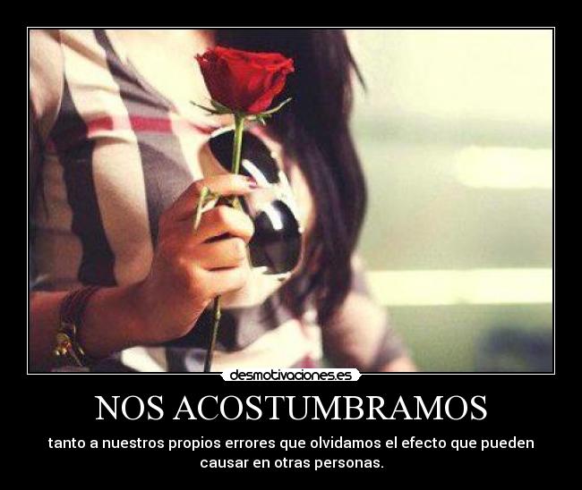 NOS ACOSTUMBRAMOS - 