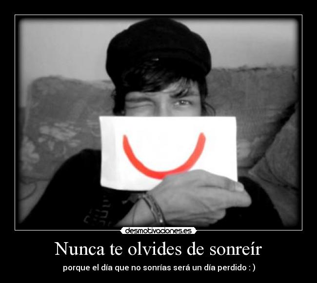 carteles smile desmotivaciones