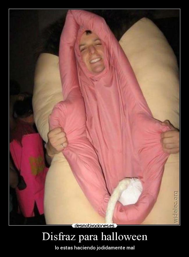 Disfraz para halloween - lo estas haciendo jodidamente mal