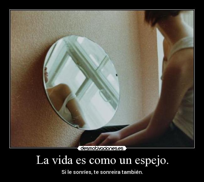 carteles vida vida como espejo desmotivaciones