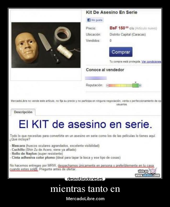 mientras tanto en - MercadoLibre.com