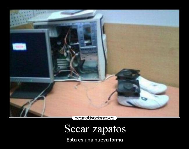 Secar zapatos - Esta es una nueva forma