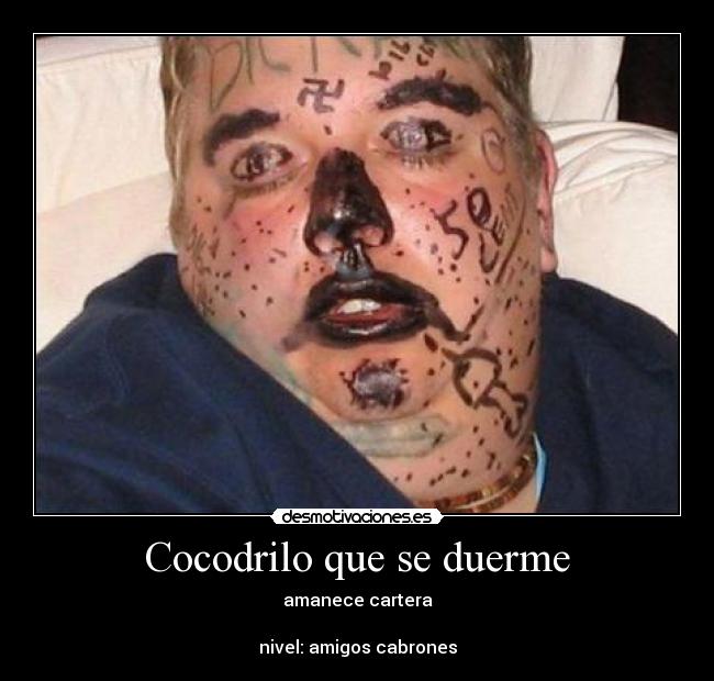 Cocodrilo que se duerme - 