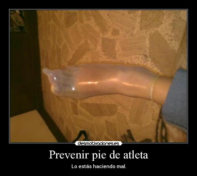 Prevenir pie de atleta - 