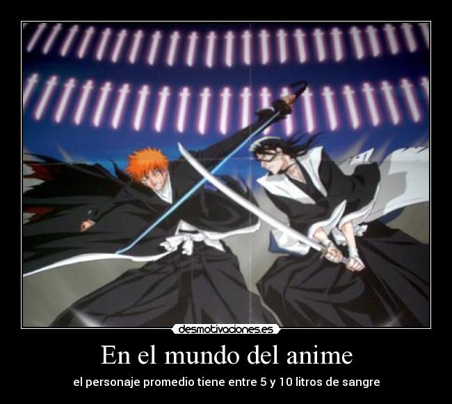 En el mundo del anime -