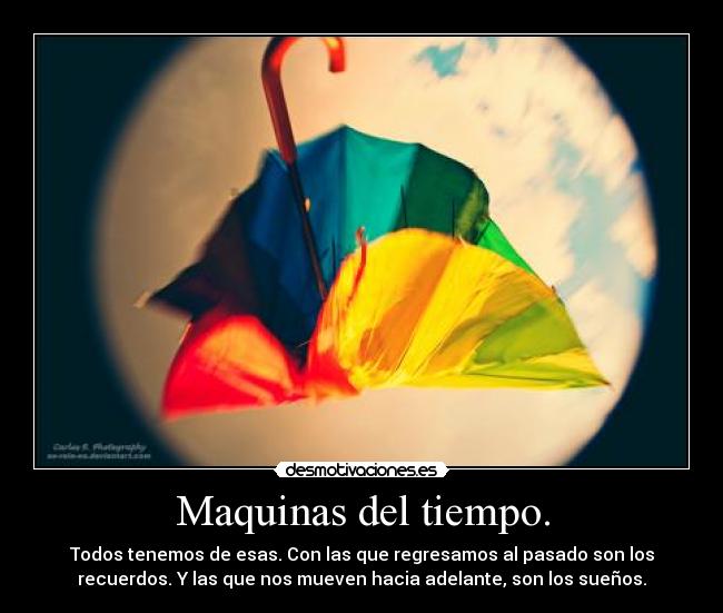 Maquinas del tiempo. -