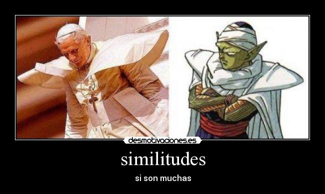 similitudes - si son muchas