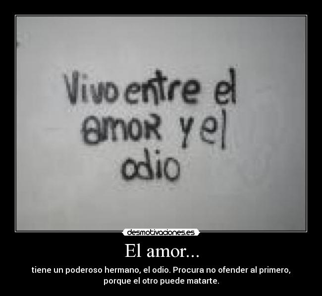 El amor... - 