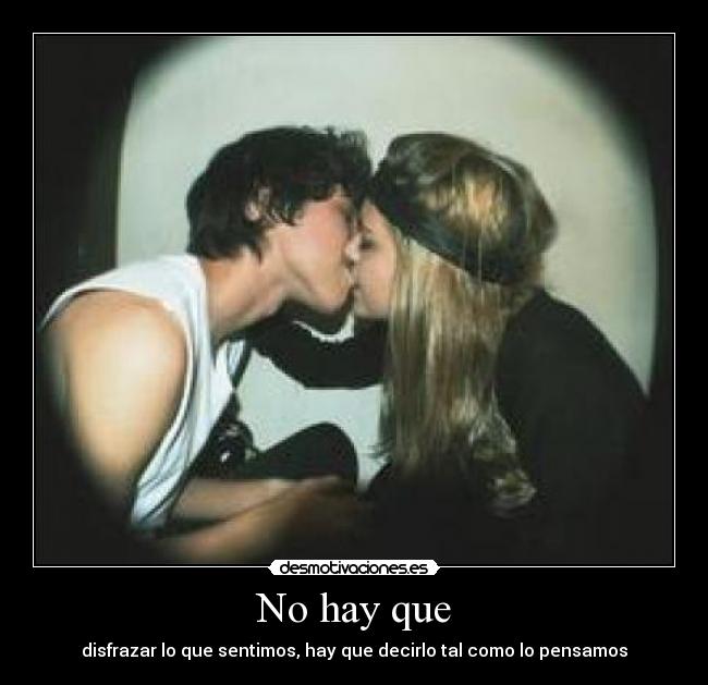 No hay que - 