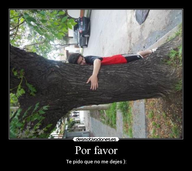 Por favor - Te pido que no me dejes ):