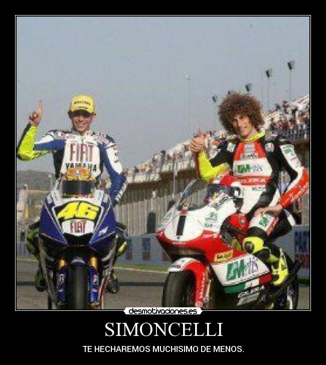 SIMONCELLI - TE HECHAREMOS MUCHISIMO DE MENOS.