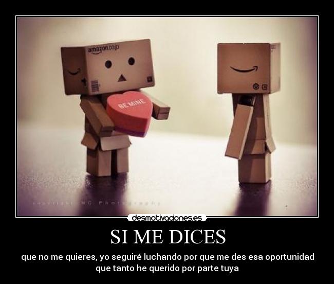SI ME DICES - 