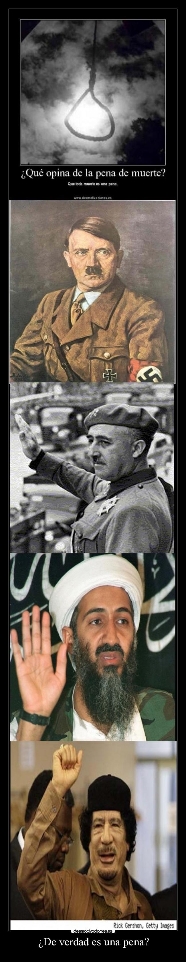 ¿De verdad es una pena? -