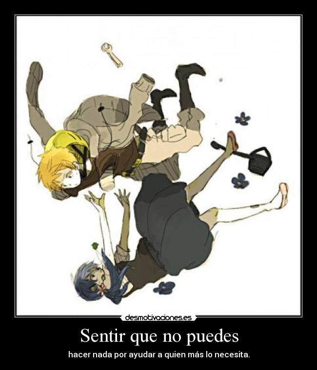Sentir que no puedes -