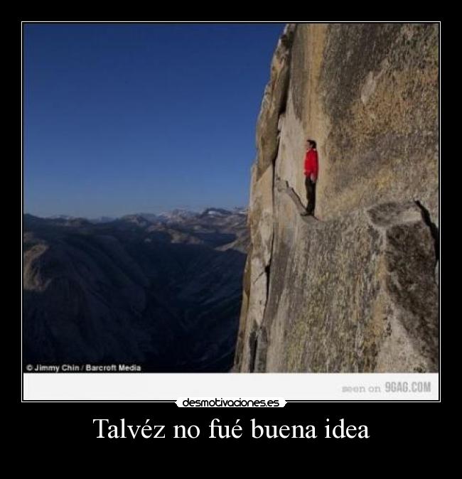 Talvéz no fué buena idea -