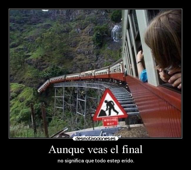 Aunque veas el final -