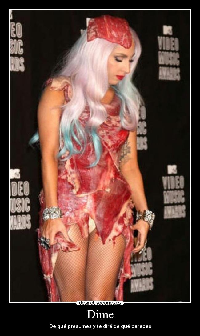 Dime - De qué presumes y te diré de qué careces