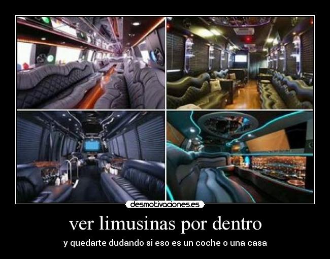 ver limusinas por dentro - 