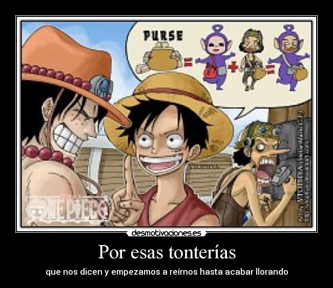 carteles aceeeeluffyyyusoppteletubiecomparacionmugiwarax desmotivaciones